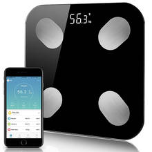 Body Fat Scale Floor Scientific Smart Electronic LED Digital Weight Bathroom Scales Balance Bluetooth APP Android IOS 2024 - compre barato