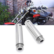 Fork Tube 5 Inches Extensions For Harley Davidson Sportster 39mm 883 1200 XL Dyna Glide And FXR CNC Stainless Steel 2024 - buy cheap