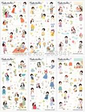 10packs/lot Korean Style PVC sticker set Sweet Girl Planner Toys Stickers For Notebook Paper Decoration 2024 - buy cheap