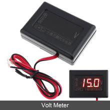 12V / 24V Universal Car Volt Meters Digital Display Anti Shake Volt Gauge with Sensor for Car Truck Motorcycle Automobile 2024 - buy cheap