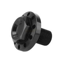 Motorcycle CNC Saw Blade Bolt Left Hand Thread Hex Head Tool Parts Black Screw For Harley Dyna Sportster 1200 883 Dyna FXR 72 48 2024 - buy cheap