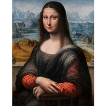 Pintura de diamante redondo/cuadrado completa, cuadro artesanal 5D de "Mona Lisa", bordado de diamantes de imitación 3D, punto de cruz, regalo para decoración del hogar 2024 - compra barato