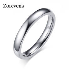 KOtik 2022 New Fashion New Fashion Ring Silver Color-Color Stainless Steel Ring for Women High Quality Ring Jewelry 2024 - buy cheap