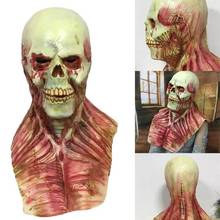 Bloody Zombie Mask Halloween Scary Masks Party Cosplay Skull Devil Horror Masque Masquerade Mascara Ghost Terror Masker Latex 2024 - buy cheap