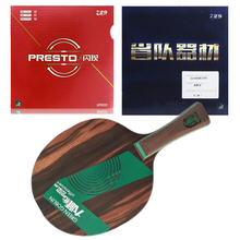 Friendship 729 Black soft Carbon with PRESTO Speed Battle2 Blue Sponge Table Tennis Blade With rubbers quality finished racket 2024 - buy cheap