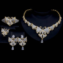 BrideTalk 4PCS Big Luxury Jewelry Sets AAA Cubic Zirconia Jewelry For Nigeria Women Wedding & Engagement Party On Sale 2024 - buy cheap