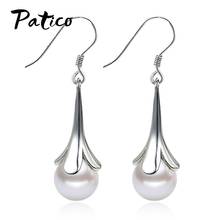 Pendientes de ópalo Grandes Vintage para mujer, aretes de Plata de Ley 925 con borla larga, Piercing colgante, joyería para amantes 2024 - compra barato