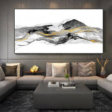 Quarto de cabeceira decoração quente moderno e minimalista mural nordic sala estar abstrato paisagem decoração pintura cartaz 2024 - compre barato