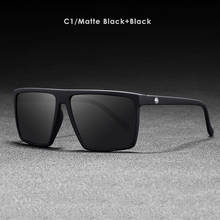 Kdeam-óculos de sol quadrados polarizados de alta performance, óculos com armação tr90 para homens e mulheres, proteção uv400 2024 - compre barato