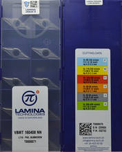 Vbmt110304 vbmt160404 vbmt160408 nn lt10 100% inserção original do carboneto de lamina que processa: aço inoxidável, aço, ferro fundido. Etc. 2024 - compre barato