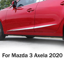 Для Mazda 3 Axela 2020 отделка бокового корпуса отделка из нержавеющей стали 2024 - купить недорого