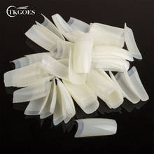 500 PCS Natural French Nail Tips False Acrylic UV Gel Half Cover Faux Ongles French Nail Art Tips Tools 2024 - buy cheap