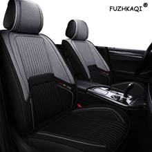 FUZHKAQI flax car seat cover 4 Season For toyota RAV4 2017-2013 CH-R 2017 2016 COROLLA E120 E130 seat cover cars auto styling 2024 - buy cheap