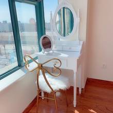 New American Economical Solid Wood Dressing Table Small Household Mini Princess Simple Pastoral Bedroom Make-up Table Style 2024 - buy cheap