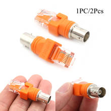 1PC/2Pcs BNC Female to RJ45 Male Coaxial Coax Barrel Coupler Adapter RJ45 to RF Connector Wholesale 2024 - buy cheap