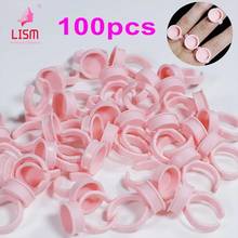 Disposable tattoo pigment Tattoo Ink Ring Container  ring cup holder permanent makeup tattoo supplies for Eyelashe Extensions 2024 - buy cheap