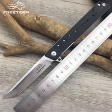 FREETIGER-cuchillo plegable FT902 D2 Blade G10, mango de rodamiento de bolas, Tanto para caza al aire libre, Camping, Clip de bolsillo portátil, cuchillos EDC 2024 - compra barato