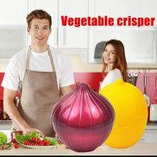 Plastic Vegetable Shape Food Storage Box Cute Organizer Kitchen Onion Tools Accessories Tomatoe Garlic Lemon Holder Pepper O8W2 2024 - buy cheap