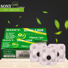 Sony-batería 100 AG0 LR521 379 521 V sr521sw CX63, paquete de grano único, pila de botón, juguetes, batería de moneda remota, 1,55 Uds. 2024 - compra barato