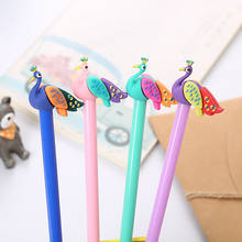 1pcs 0.5mm Kawaii Colour Peacock Ballpoint Pens Cute Creative Ballpen For Office School Writing Supplies Stationery 2024 - buy cheap