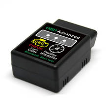 Mini ELM327 V1.5 Bluetooth HH OBD Advanced OBDII OBD2 ELM 327 Auto-escáner de diagnóstico de coche, lector de código, herramienta de escaneo, superventas 2024 - compra barato