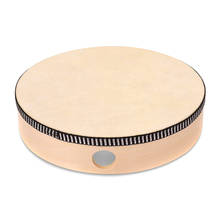 4/6/8/10 Inch Wooden Hand Drum Kid Percussion Toy Wood Frame Drum for Children Music Game Convenient Portable Musical Instrument 2024 - buy cheap