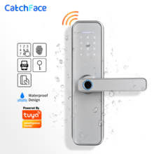 Tuya Smart Fingerprint Door Lock  Safe Digital Electronic Lock With WiFi APP Password RFID Unlock  For Home Security 2024 - buy cheap
