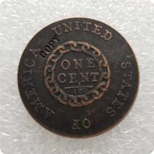 USA 1793 CHAIN CENT AMERICA Coin COPY commemorative coins-replica coins medal coins collectibles 2024 - buy cheap