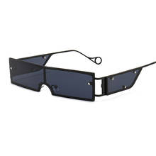 Крутые маленькие цельные Квадратные Солнцезащитные очки для женщин 2020 Винтажные Солнцезащитные очки мужские солнцезащитные очки Oculos Feminino Lentes Gafas De Sol UV400 2024 - купить недорого