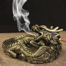 3 Sizes Creative Dragon Shape Ashtray Vintage Personality Home Decoration Living Room Portable Car Cigarette Cigar Ashtray 2024 - buy cheap