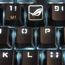DIY ABS Backlit Mechanical Keyboard Keycap R4 ESC Translucent key Cap for ROG 1XCB 2024 - buy cheap