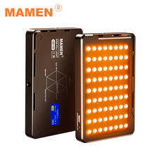 MAMEN 72LED RGB Full Colors 1000K-9000K Photography Video LED Light Fill Light Built-in Battery for Phone Camera Shooting Studio 2024 - buy cheap