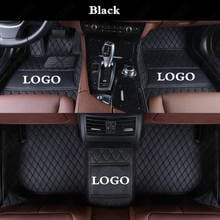 Car Floor Mats for Mercedes Benz GL Class GL320 GL350 GL450 GL500 GL550 X164 X166 Leather Auto Carpet Rugs Liners Pads All Black 2024 - buy cheap