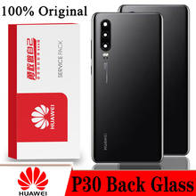 Original Back Cover for HUAWEI P30 Tempered Glass Spare Parts Back Battery Cover Door Housing with Camera Frame Repair Parts 2024 - buy cheap