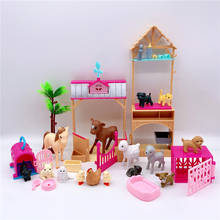2020 Последняя мода Барби принцесса кукла аксессуары кроватка спальня серии пластиковые дети девочка играть дом игрушки 2024 - купить недорого