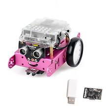 Tzt mbot diy kit carro robô programação educação bluetooth/2.4g robô para crianças educação haste 2024 - compre barato