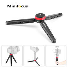 Mini Aluminium Alloy Tripod Portable Desktop Tabletop Tripod with 1/4 Screw for DSLR Camera Handheld Gimbal Monopod Vlog Handle 2024 - buy cheap