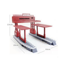 D511 Tmas electric rail train toys general track scene accessories (station) 2024 - buy cheap