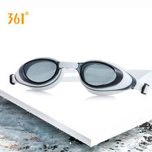 Прозрачные плавательные очки 361 для взрослых и молодежи, противотуманные плавательные очки для бассейна, водонепроницаемые силиконовые плавательные очки 2024 - купить недорого