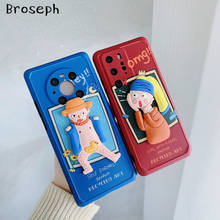 3D Cute Fun Boy Girl Phone Case For Huawei P30 P40 Pro Soft TPU Camera Protection Back Cover For Huawei Mate 30 40 Pro Fundas 2024 - buy cheap