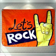 Rock and roll banda cantor música cartazes de alta qualidade impressão arte da lona banner quatro-buraco bandeira fundo da parede pendurado decoração para casa um 2024 - compre barato