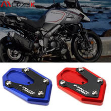 Soporte lateral para motocicleta, almohadilla de extensión Vergroter Plaat para Suzuki v-strom 1000 DL1000 v-strom 1000 XT 2014-2020, CNC 2024 - compra barato