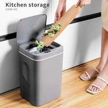 Newly Smart Induction Touching Garbage Bin Self-Sealing Self-Changing Trash Can Automatic Open Lid For Home 2024 - buy cheap