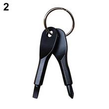 Screwdrivers Key Shape Precision Cast Steel Mini Slotted Keychain Pocket Repair EDC Tools Multifunction 2024 - buy cheap