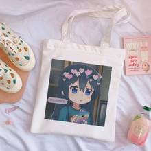 Japanese new cute Kawaii canvas large capacity women's college Harajuku sweet fun fashion cartoon Vintage shoulder bags 2024 - buy cheap