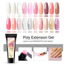 Poly Nail Extension Gel Soak Off For Nail Gel 15ml UV Extension Gel Polish Extension Nails Art Need LED Nail Lamp Cured 2024 - buy cheap