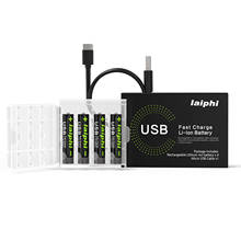 Batería de litio recargable por USB AAA1.5v, adecuada para maquinilla de afeitar, ratón inalámbrico, control remoto, juguete eléctrico 2024 - compra barato