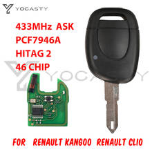 YOCASTY Remote Car KeyPCF7946A PCF7947A NE73 For Renault Clio Modus Kangoo Master Trafic Vauxhall Movano Vivaro Primastar 2024 - buy cheap