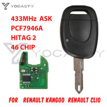 Yocasty remoto carro keypcf7946a pcf7947a ne73 para renault clio modus kangoo mestre de tráfego vauxhall movano vivaro primastar 2024 - compre barato