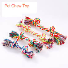 Pet Puppy Cotton Rope Molar Toy Cotton Chew Knot Toy Durable Braided Bone Rope Funny Tool Dogs Christmas Toy Supplies 2024 - buy cheap